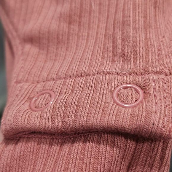 NWT Old Navy Wedgewood Mauve Square Neck Bodysuit Size 4X - Picture 2 of 5